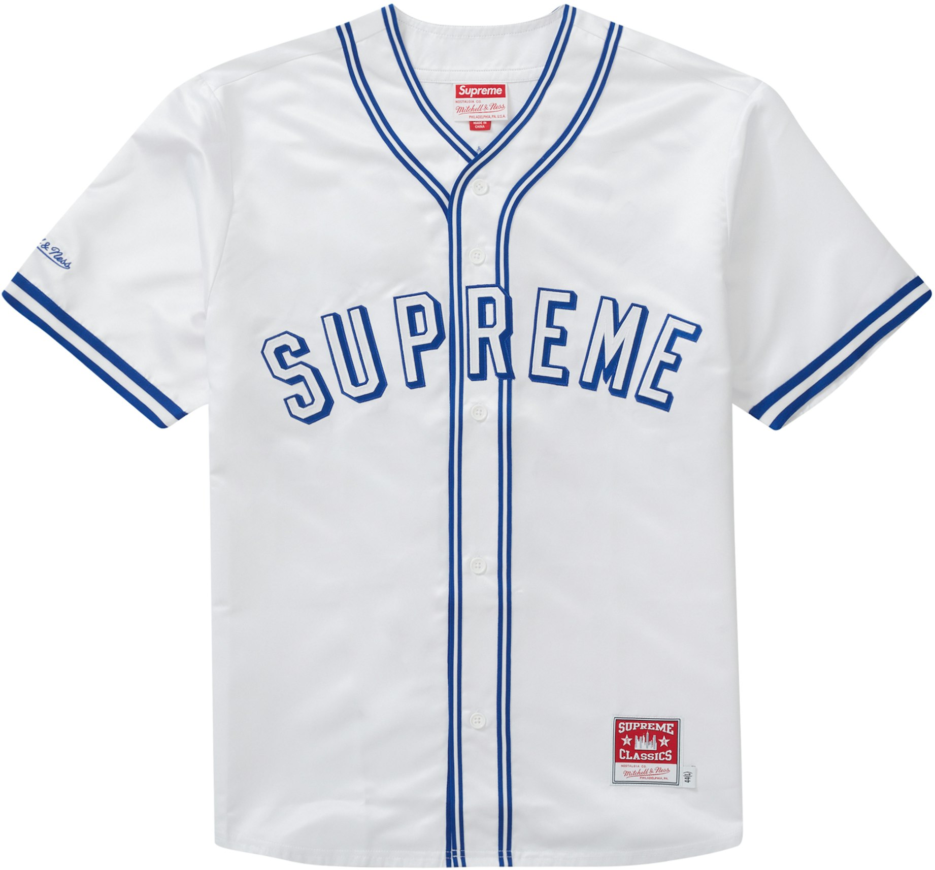 Supreme Mitchell & Ness Baseball Jersey White - SS23 メンズ - JP