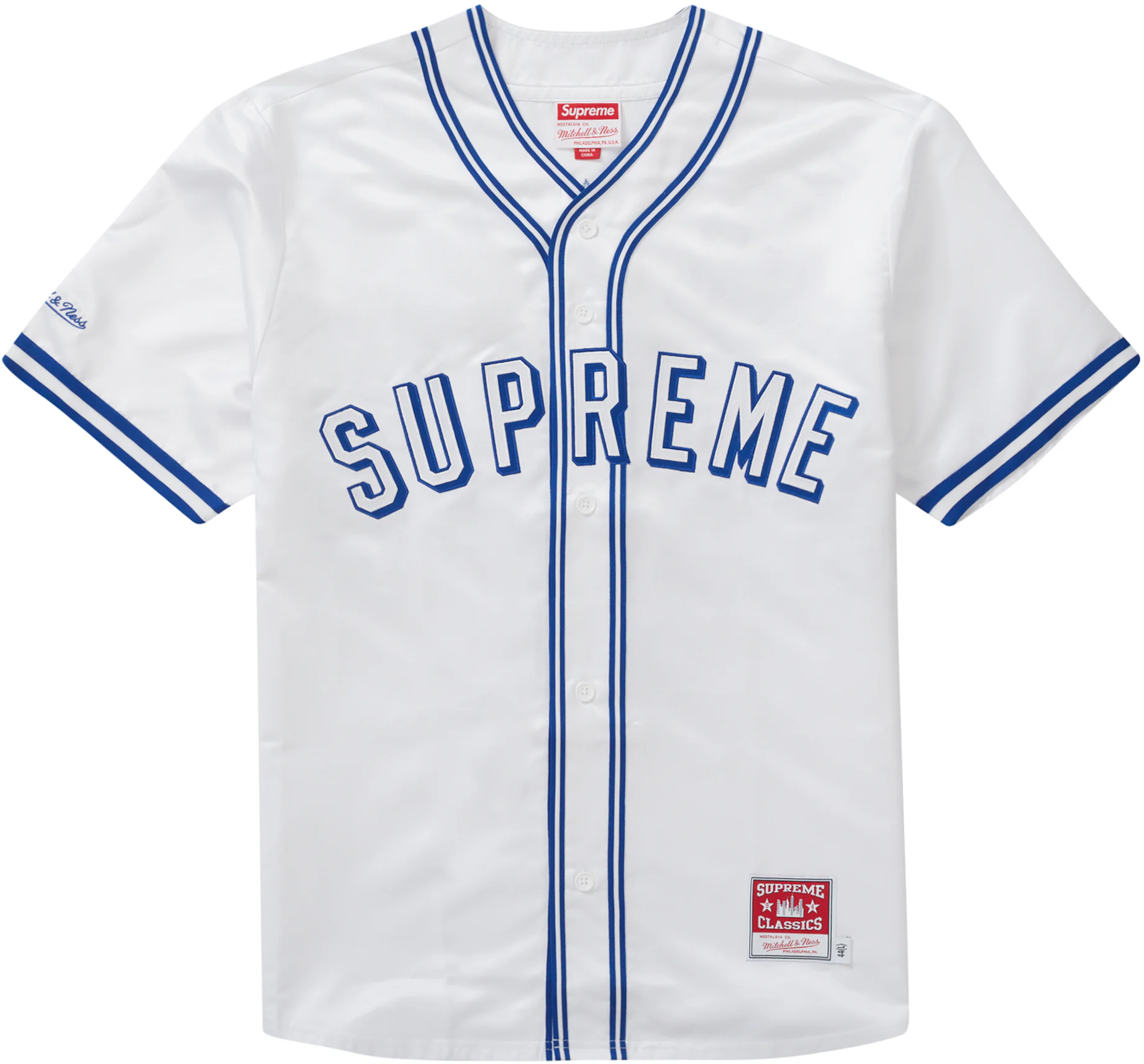 Buy Supreme x Mitchell & Ness Football Jersey 'White' - FW22KN16 WHITE