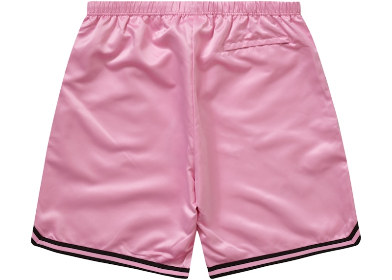 Supreme Mitchell & Ness Satin Basketball Short Pink Men's - SS23 - US