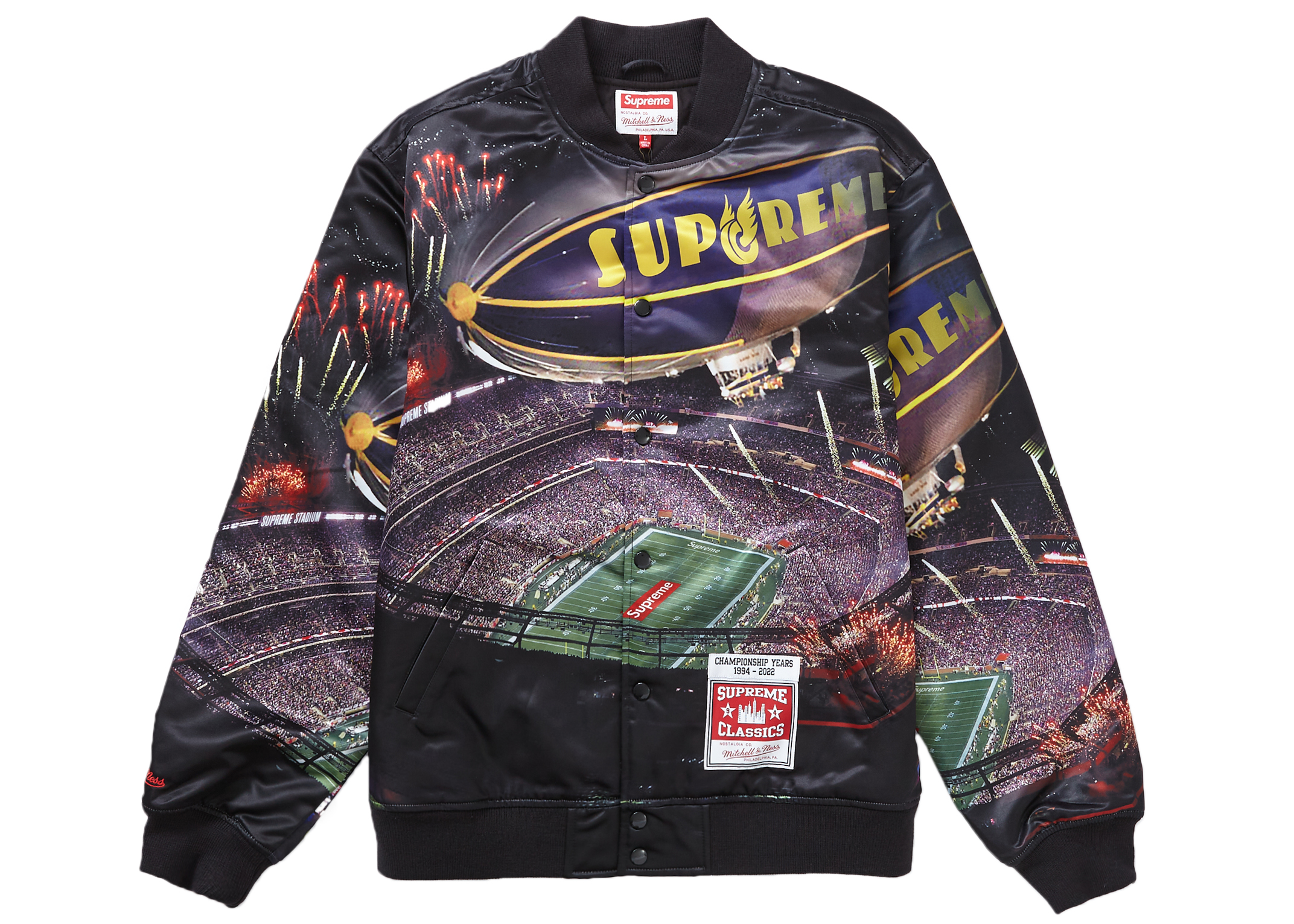 Supreme Mitchell & Ness Stadium Jacket