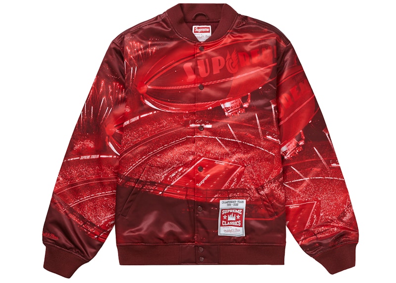 Supreme Mitchell & Ness Stadium Jacket | wic-capital.net