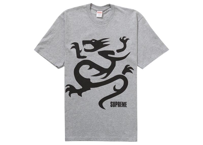 Supreme Mobb Deep Dragon Tee Heather Grey Men's - SS23 - GB