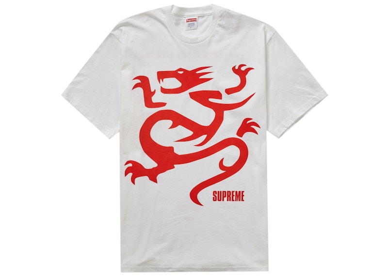 売り出し【白 L】Supreme 23SS MOBB DEEP Dragon Tee トップス