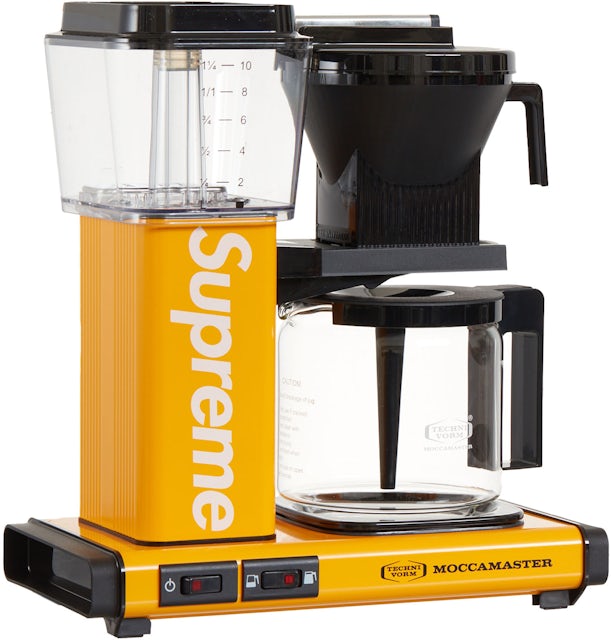 Supreme Moccamaster KBGV Select Coffee Maker (EU Plug) Yellow