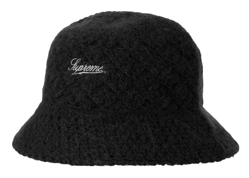 お得大特価supreme Mohair croched crusher 黒　ブラック 帽子