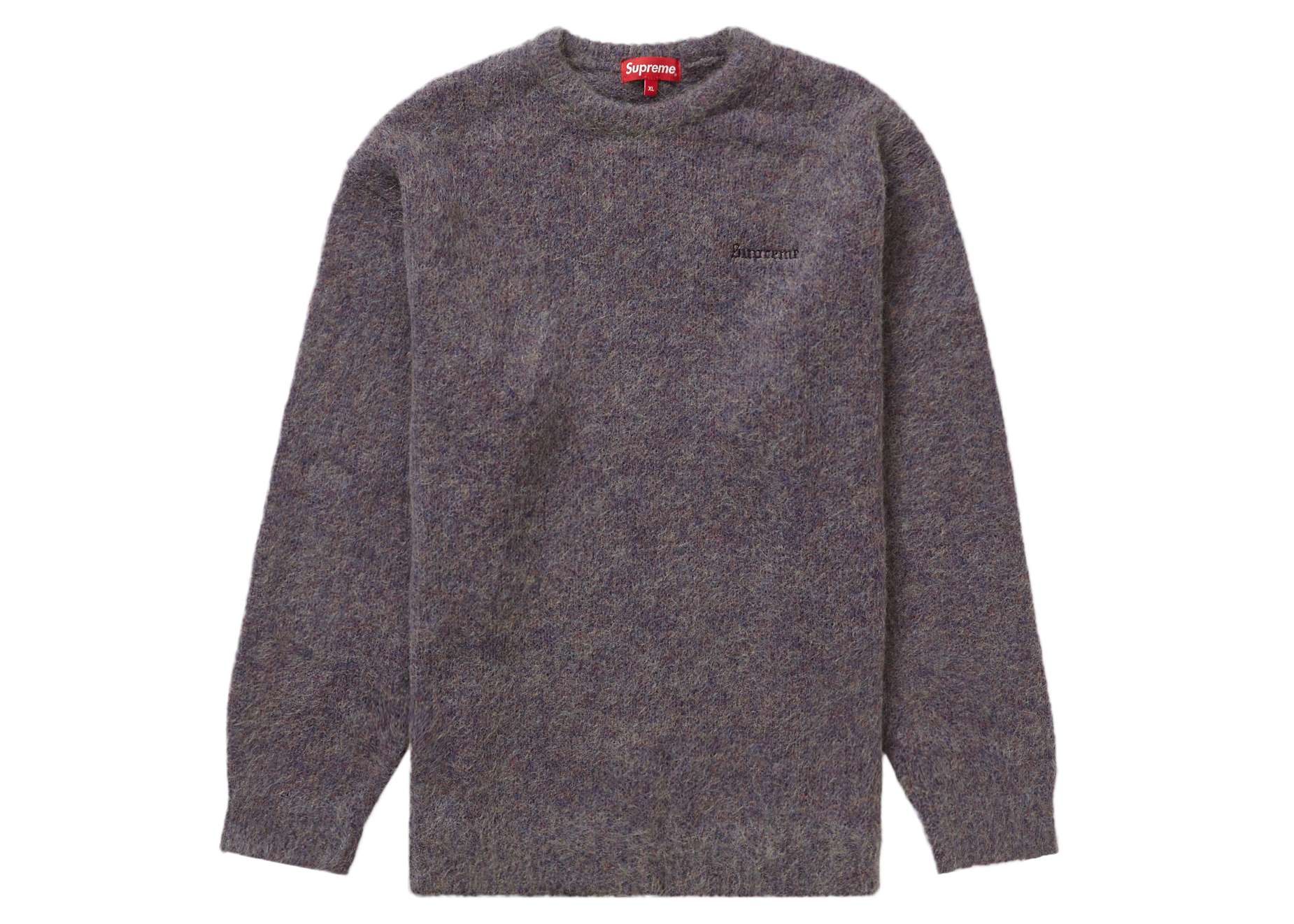 Supreme Mohair Sweater Purple Melange - FW22 メンズ - JP
