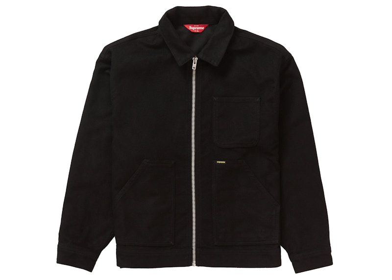 Supreme Moleskin Work Jacket Black Men's - FW22 - US