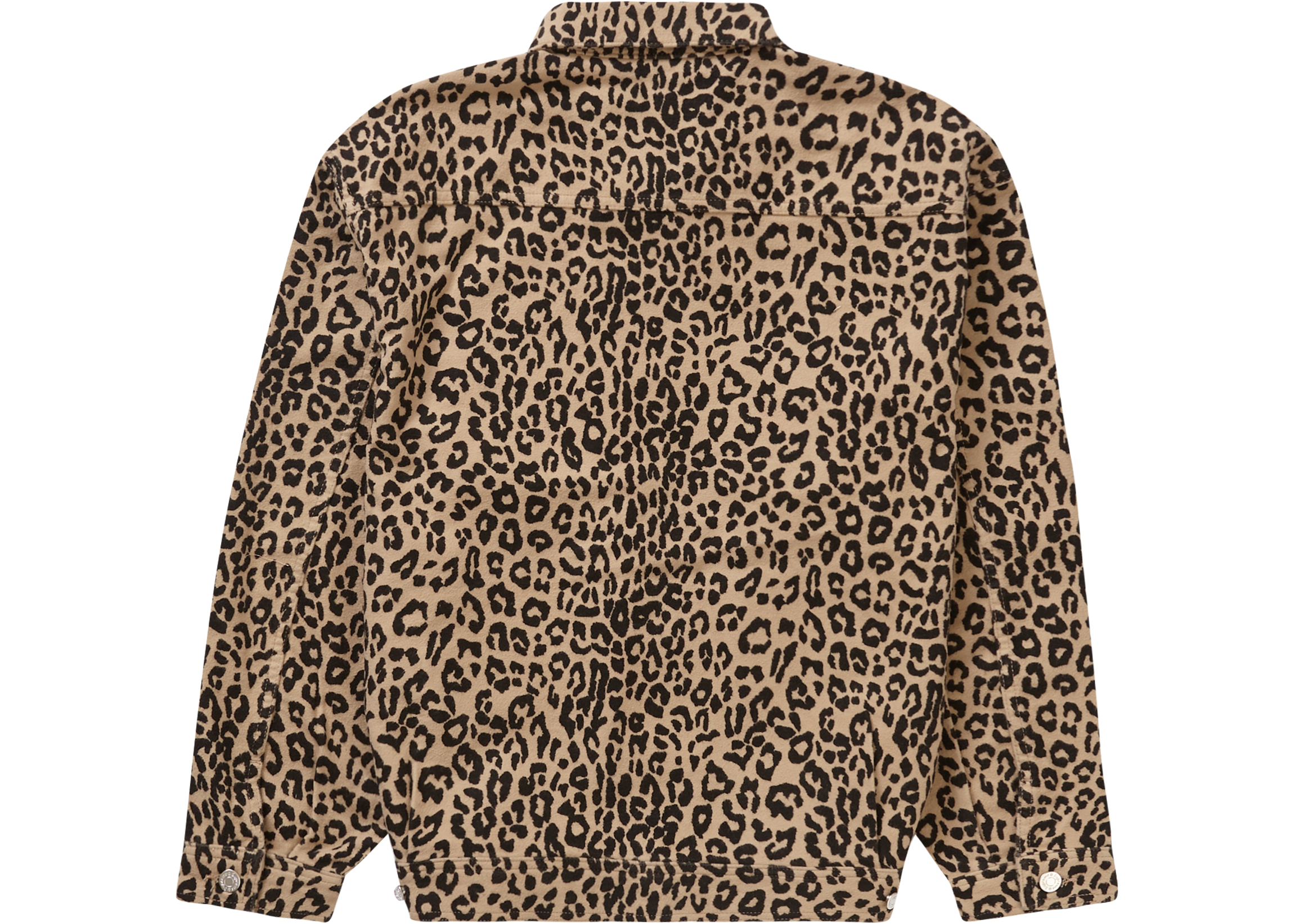 ステッカー2枚お付けしますSupreme Moleskin Work jacket leopard
