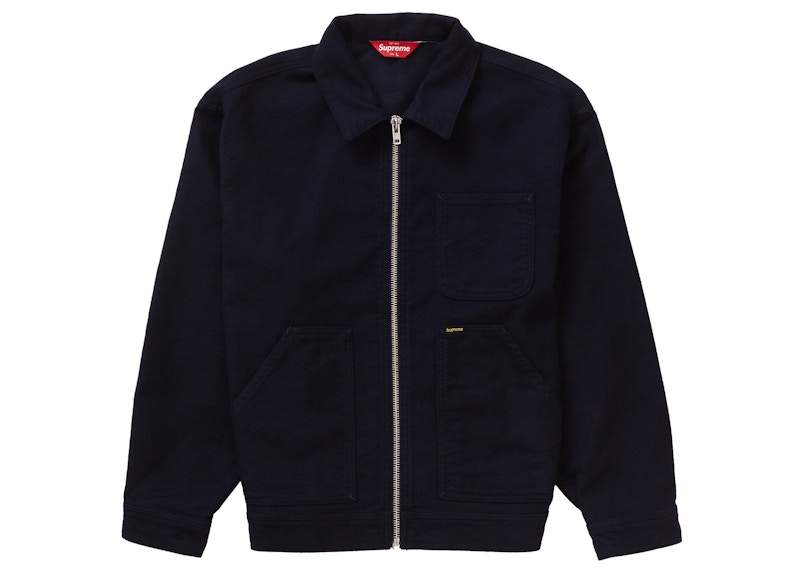 Supreme Moleskin Work Jacket Navy メンズ - FW22 - JP