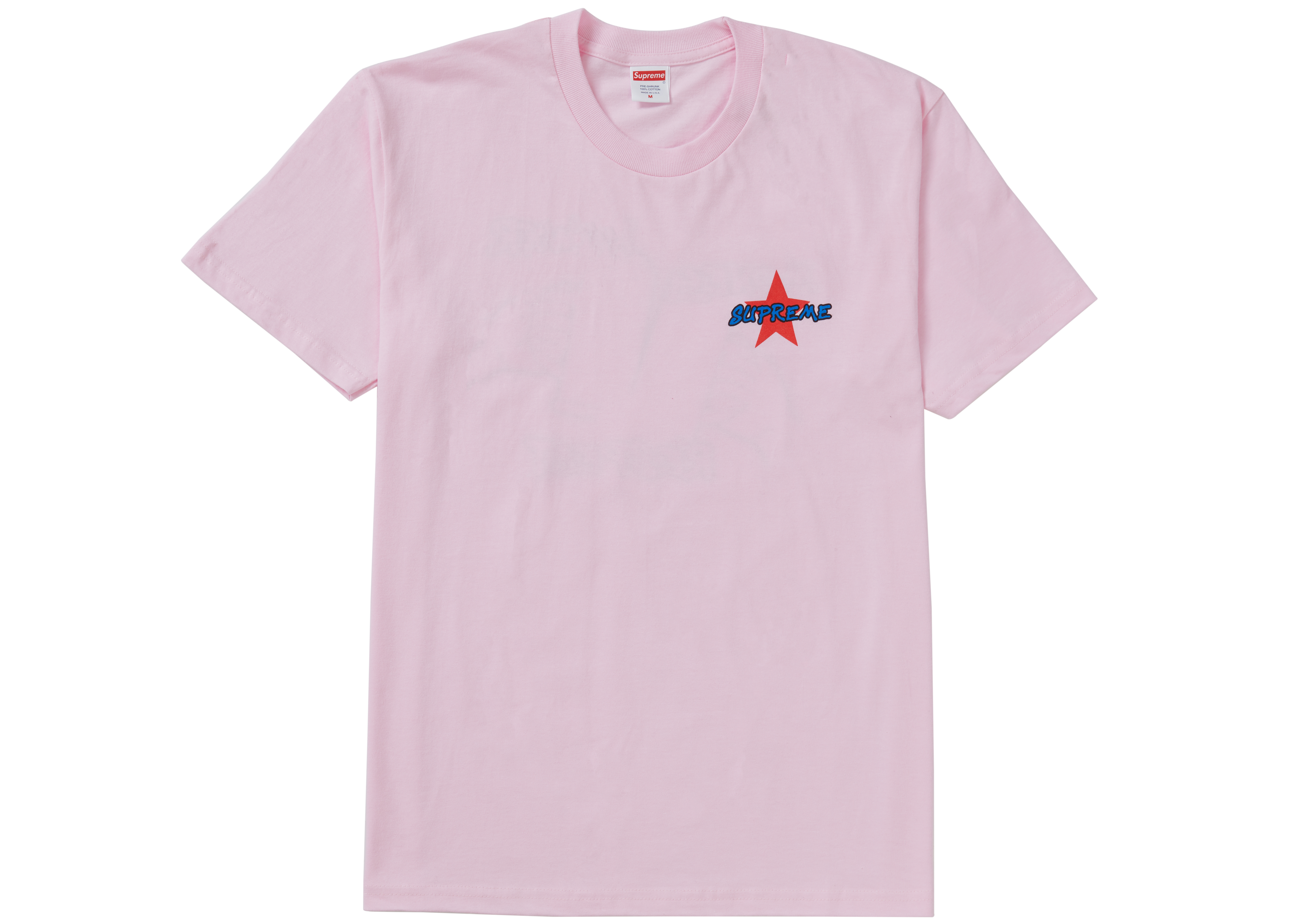 Supreme Money Power Respect Tee Light Pink Men's - FW19 - US