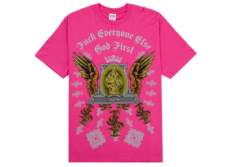 Supreme Money Tee Fuchsia