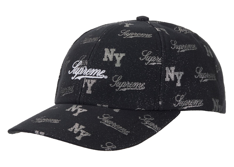 Supreme Monogram 6-Panel Black