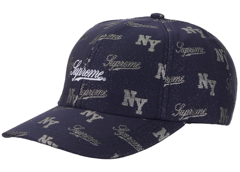 Supreme Monogram 6-Panel Navy