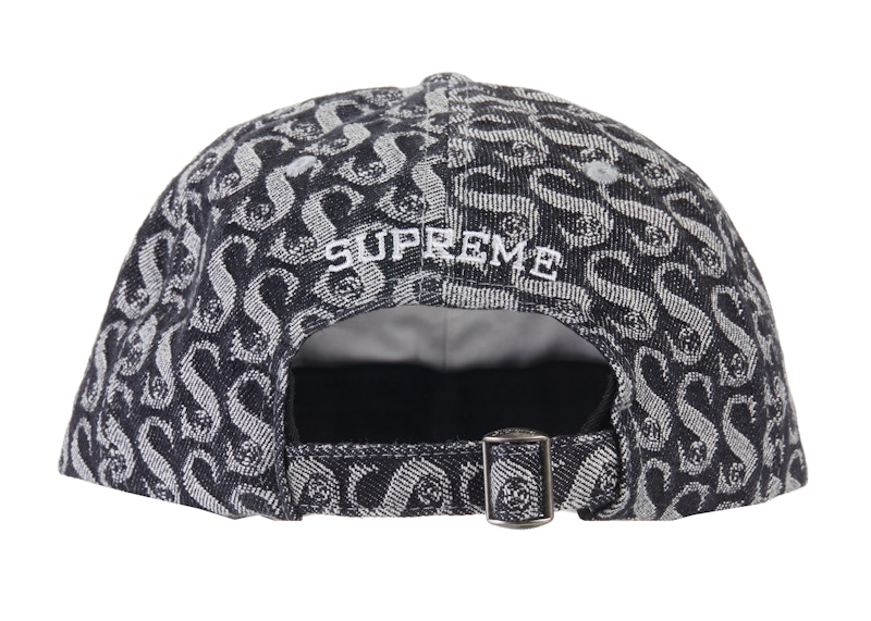 Supreme Monogram Denim 6-Panel Black - FW21 - JP