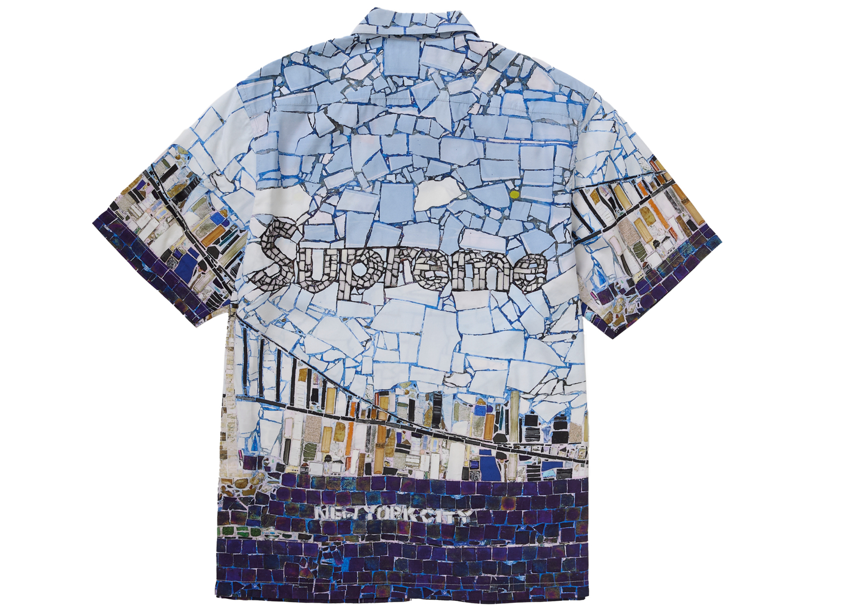 Supreme Mosaic S S Shirt Multicolor