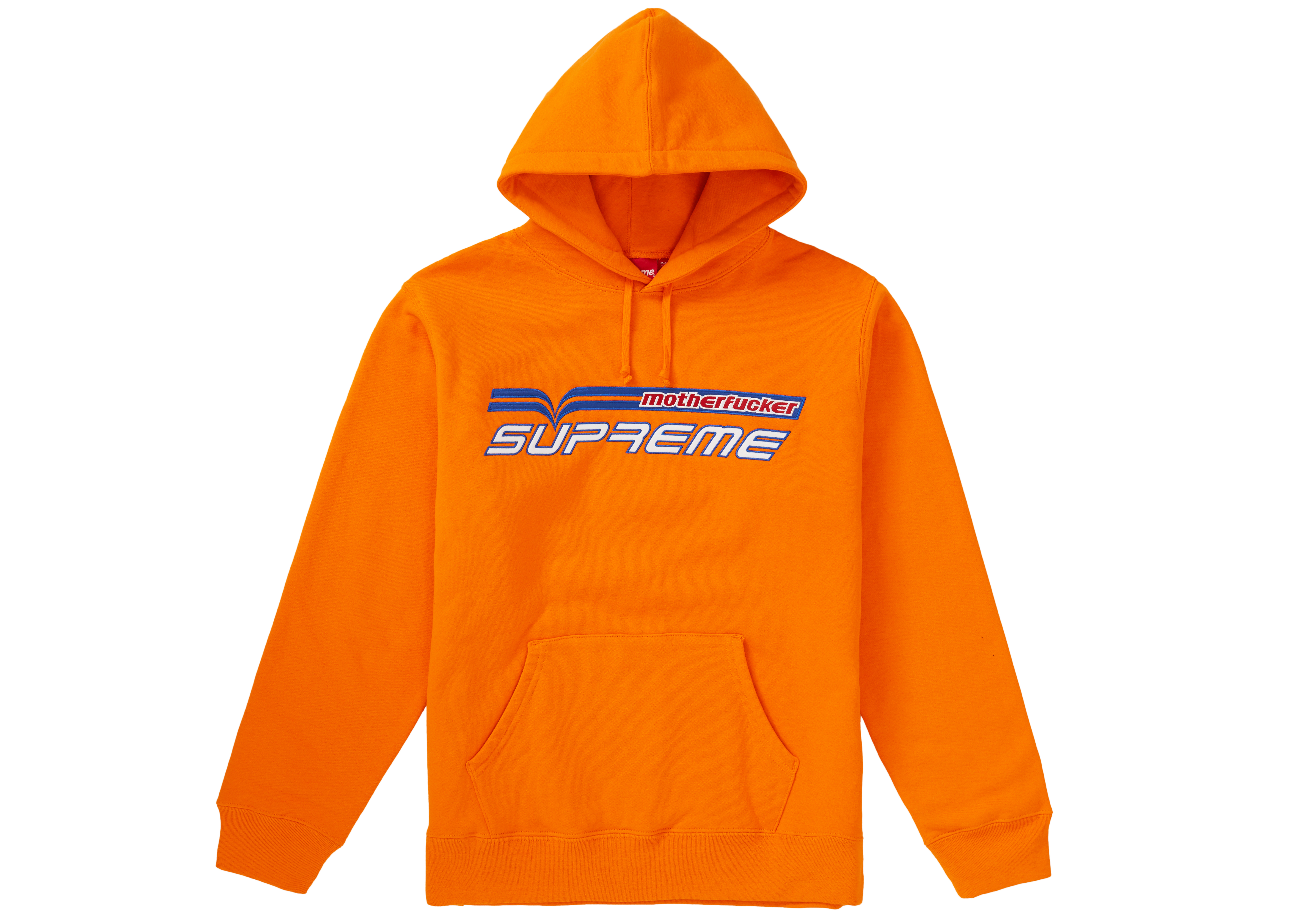 Supreme Motherfucker Hooded Sweatshirt Orange - SS19
