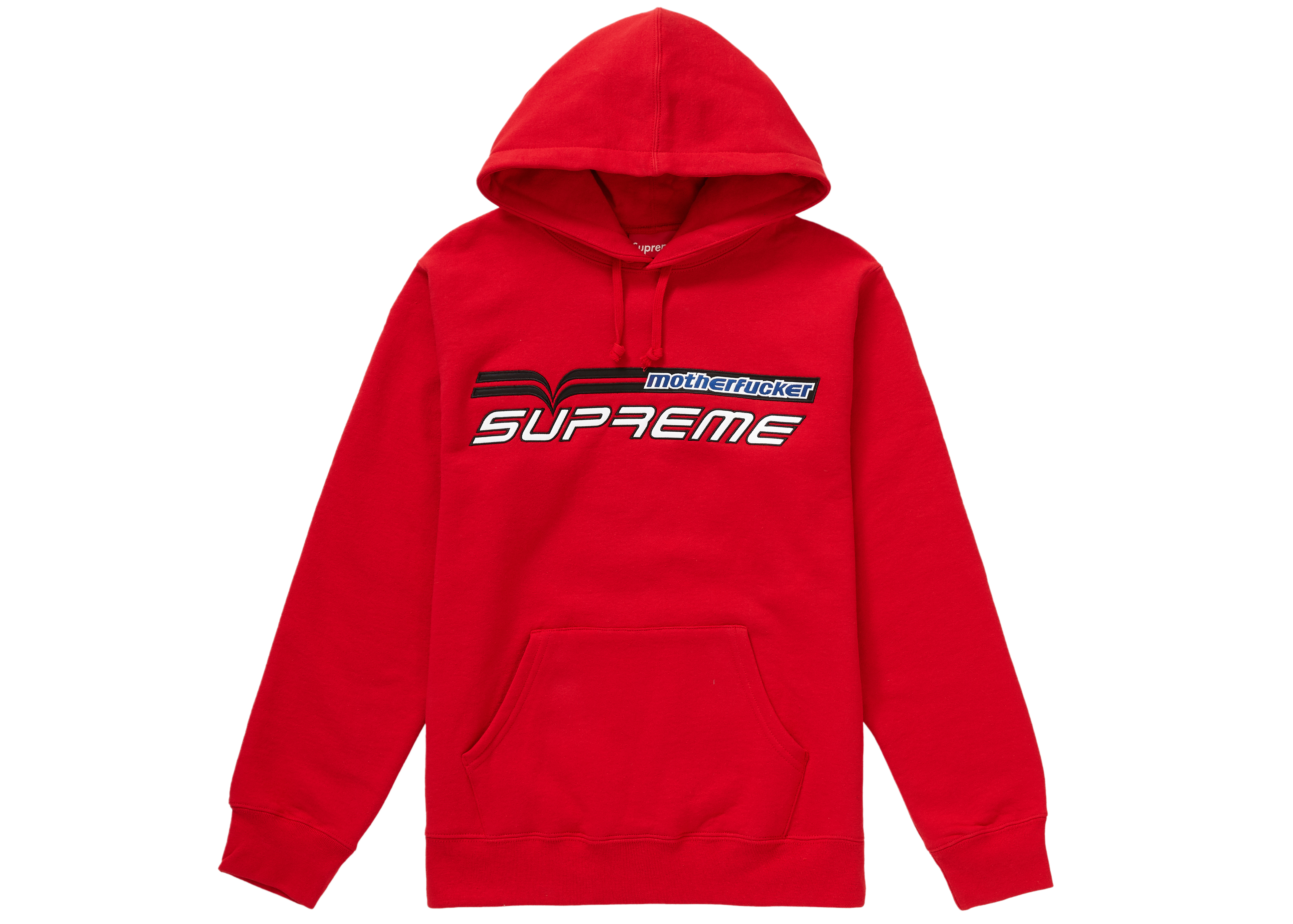 Supreme Motherfucker Hooded Sweatshirt Red メンズ - SS19 - JP
