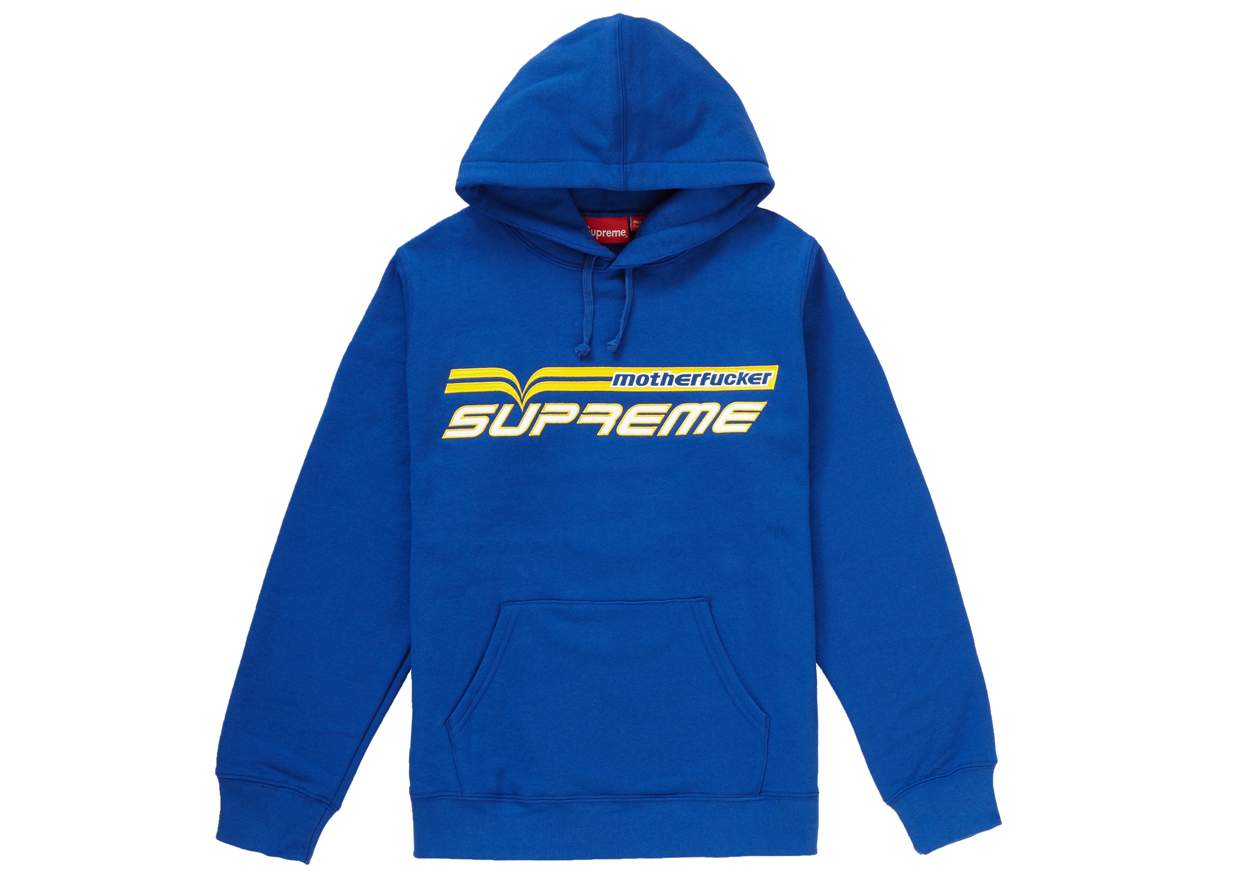 Supreme Motherfucker Hooded Sweatshirt Royal - SS19 メンズ - JP