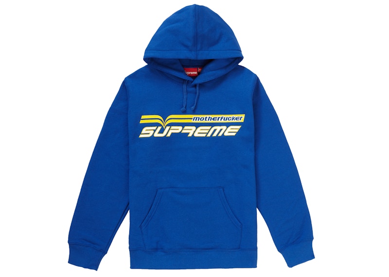 Supreme Motherfucker Hooded Sweatshirt Royal Men's - SS19 - US