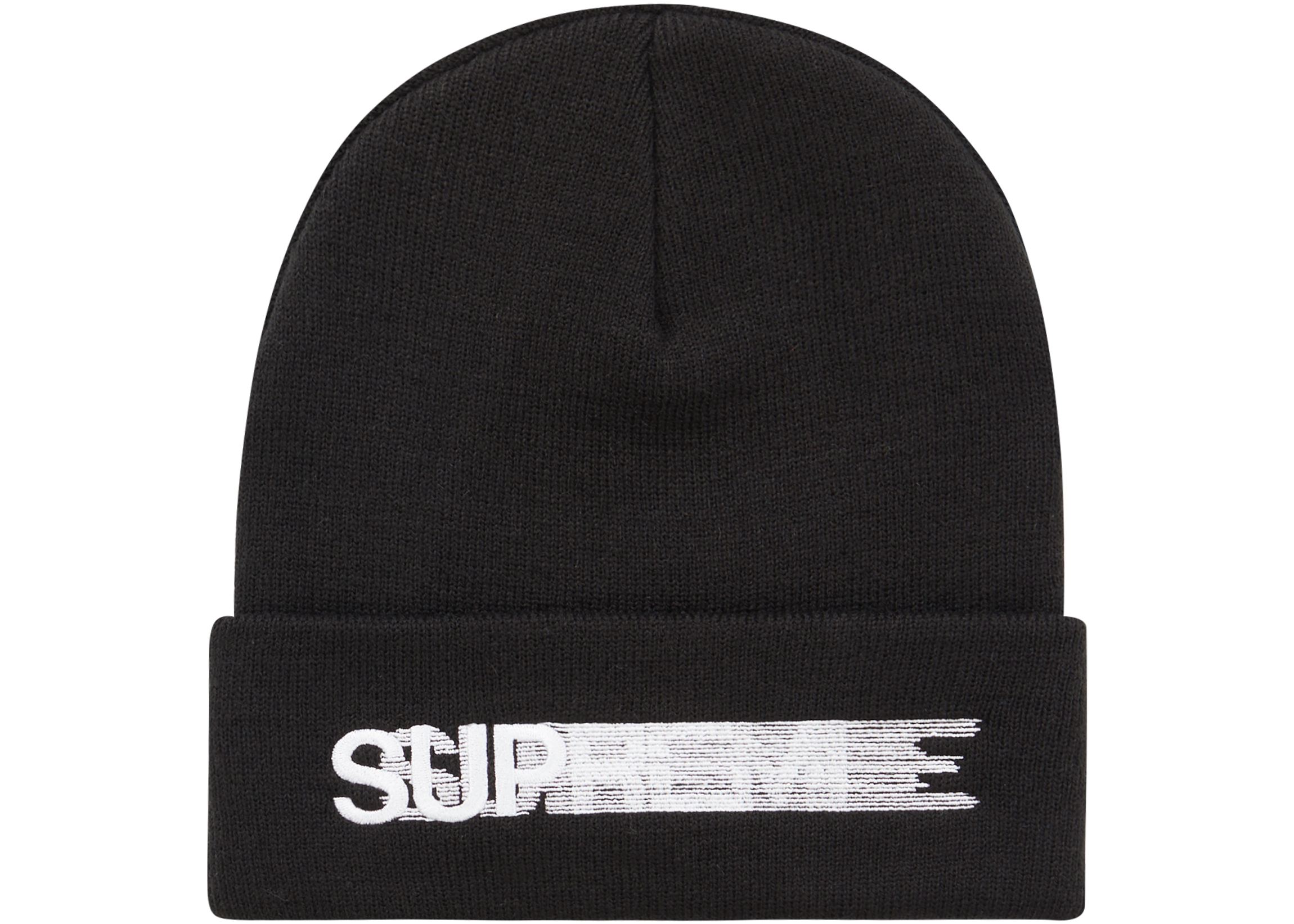Supreme Motion Logo Beanie (SS23) Black