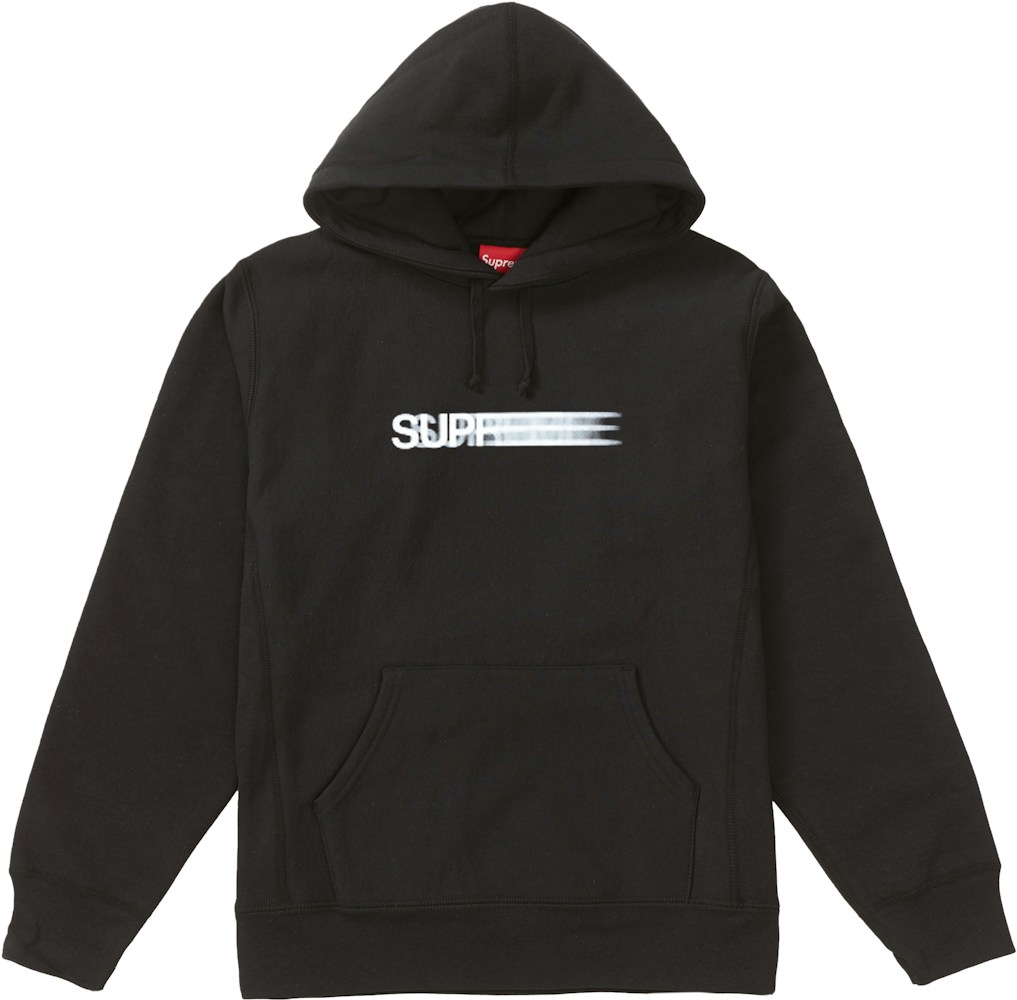 Supreme Motion Logo Hooded Sweatshirt (SS20) Black - SS20