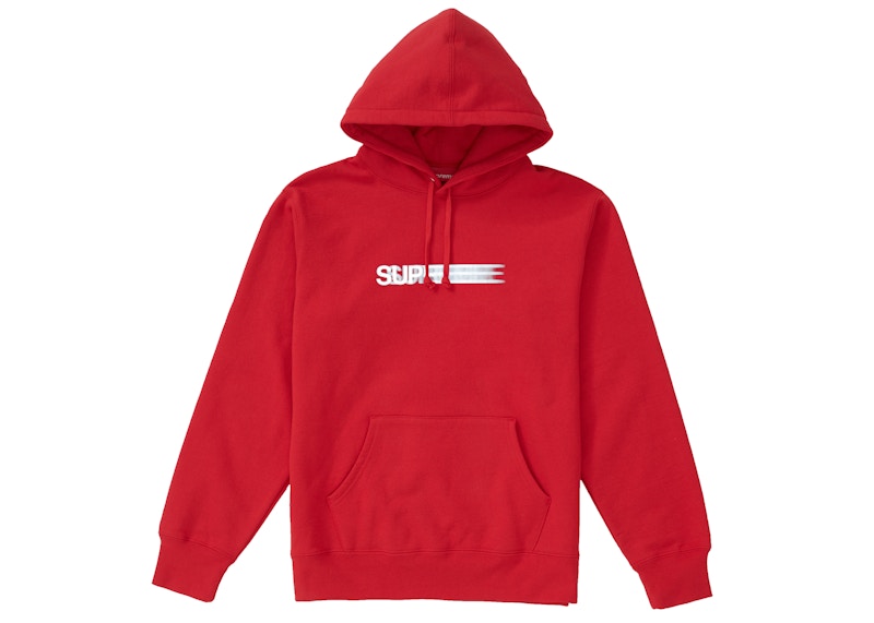 Supreme Motion Logo Hooded Sweatshirt (SS20) Red