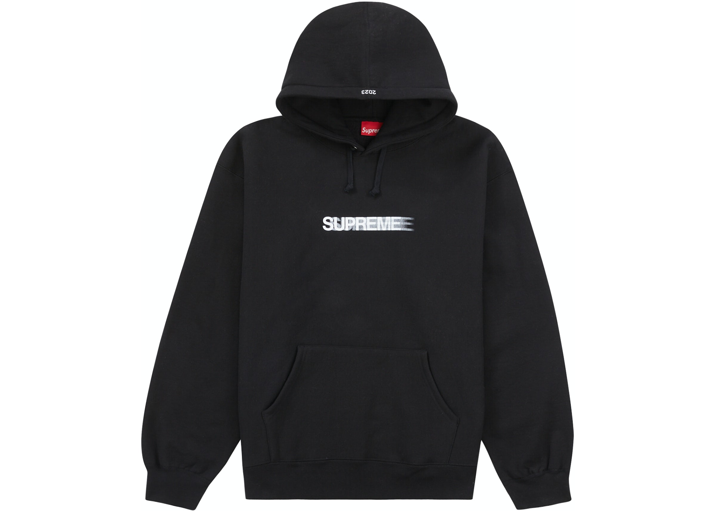 lv supreme hoodie black