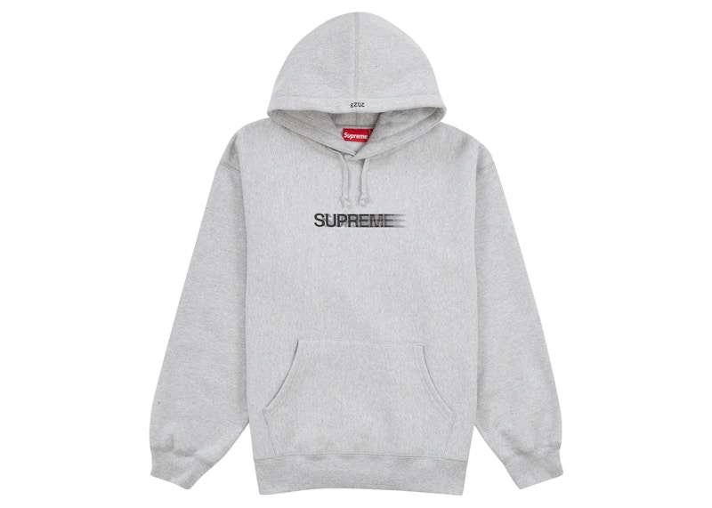 Supreme Motion Logo Hooded Sweat Grey L - www.xtreme.aero