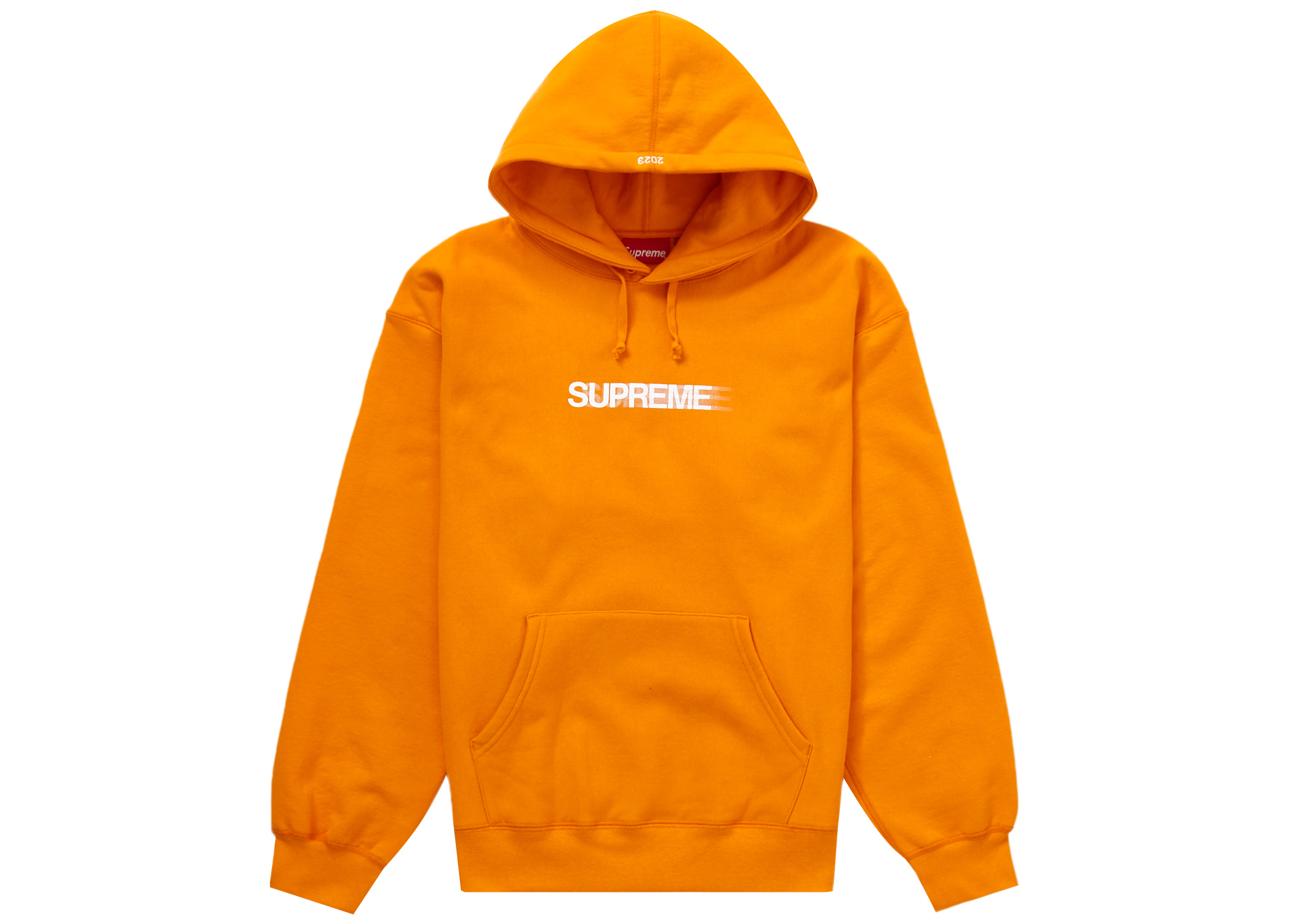 Supreme Motion Logo Hooded Sweatshirt (SS23) Orange - SS23 Men's - US
