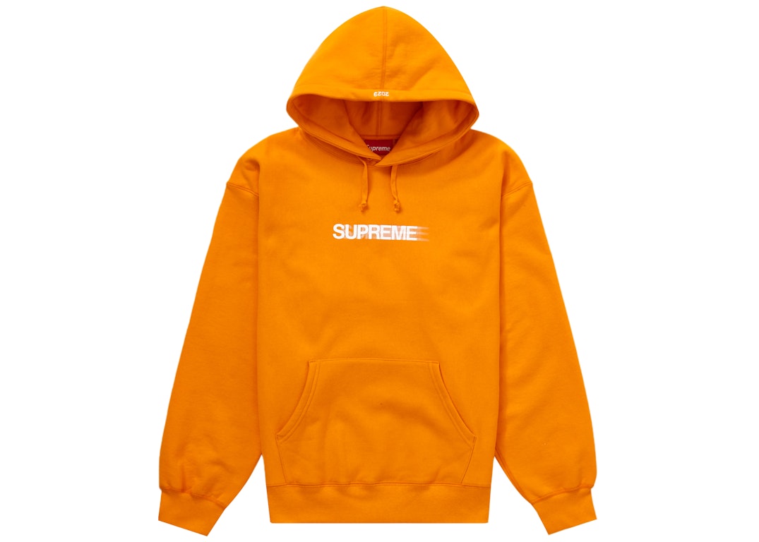 Pre-owned Supreme Motion Logo Hooded Sweatshirt (ss23) Orange