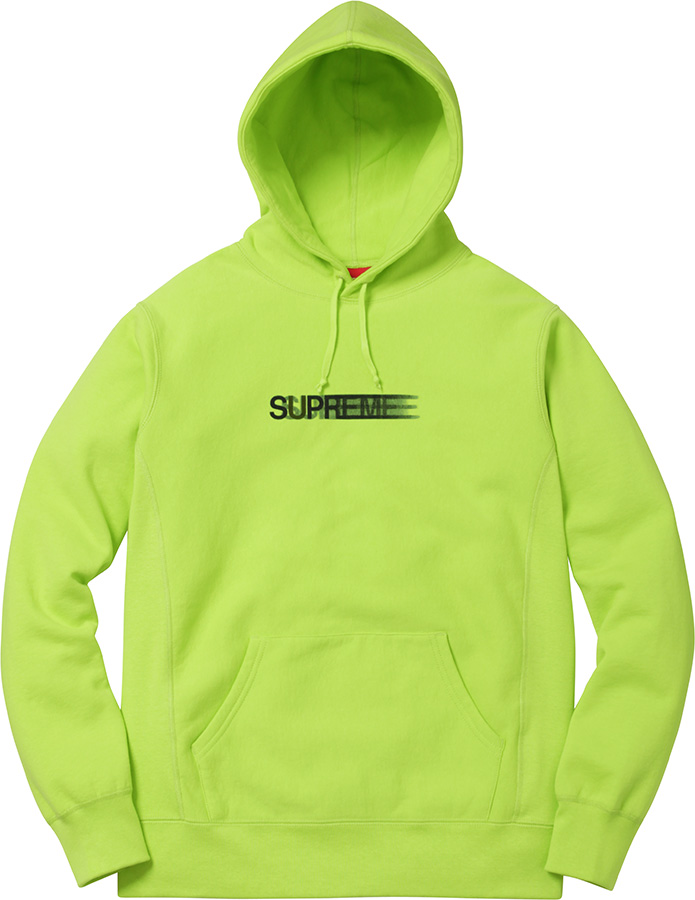 Supreme Motion Logo Lime