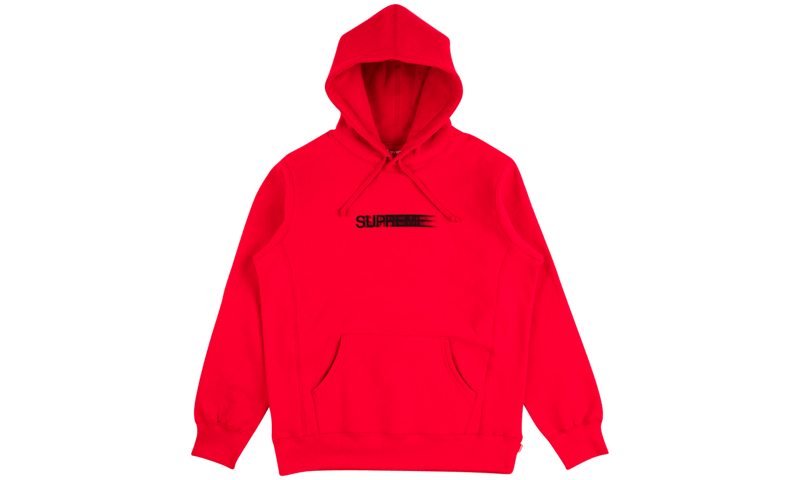 supreme Motion Logo Hooded red medium