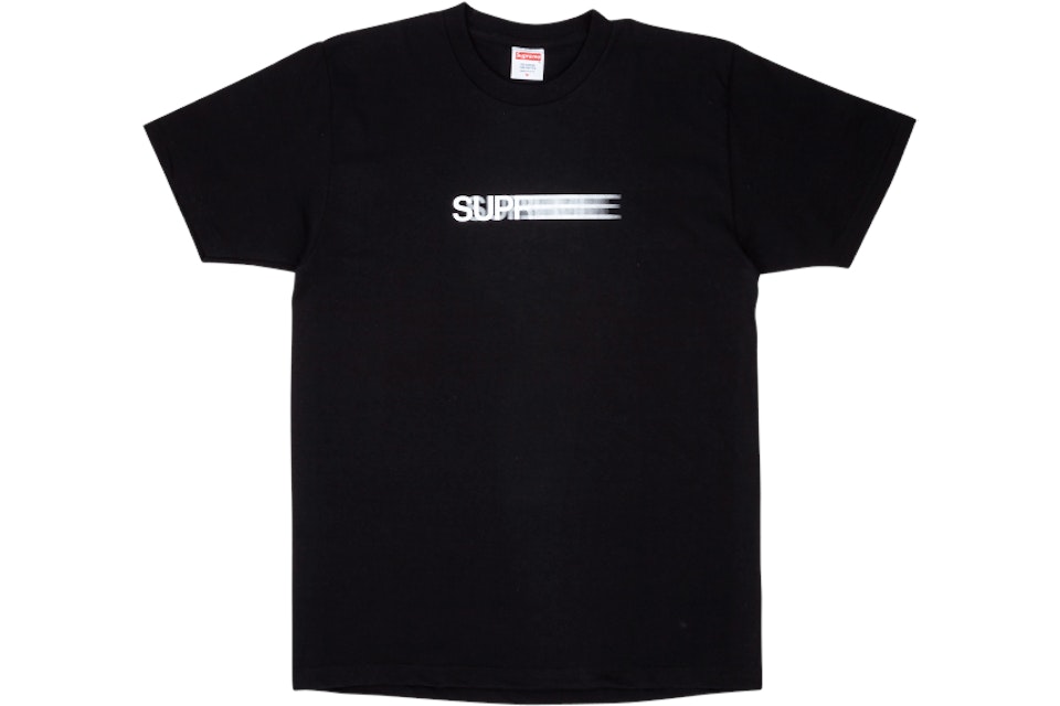 Supreme Motion Logo Tee Black - SS16 Men's - US