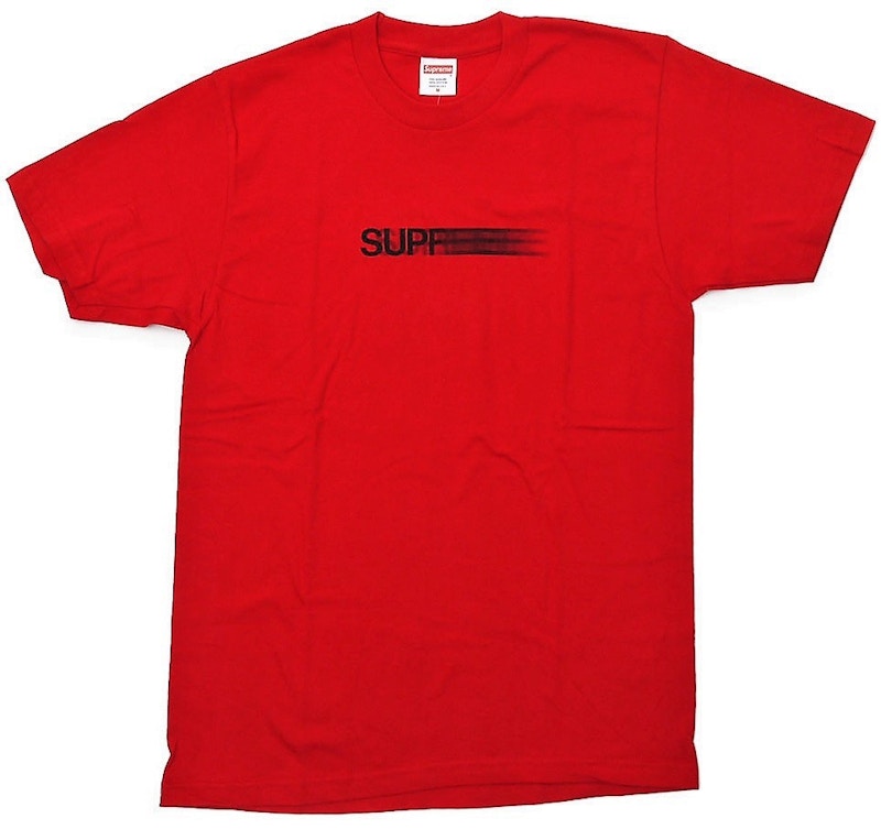 Supreme Motion Logo Tee Red - SS16 メンズ - JP