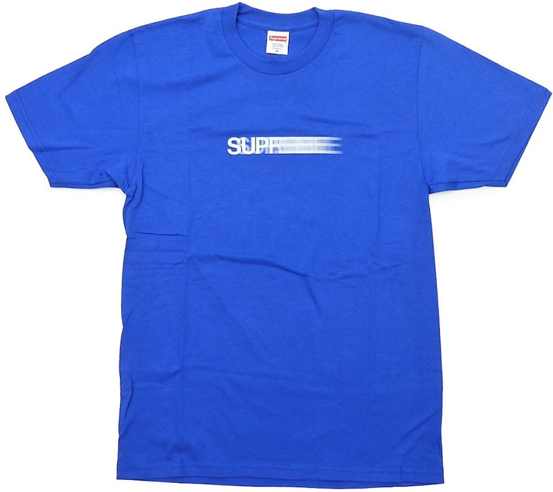 supreme t shirt blue