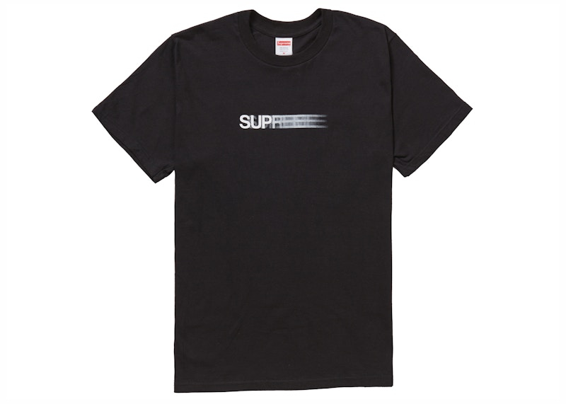 Supreme Motion Logo Tee Black Men's - SS16/SS20/SS23 - GB