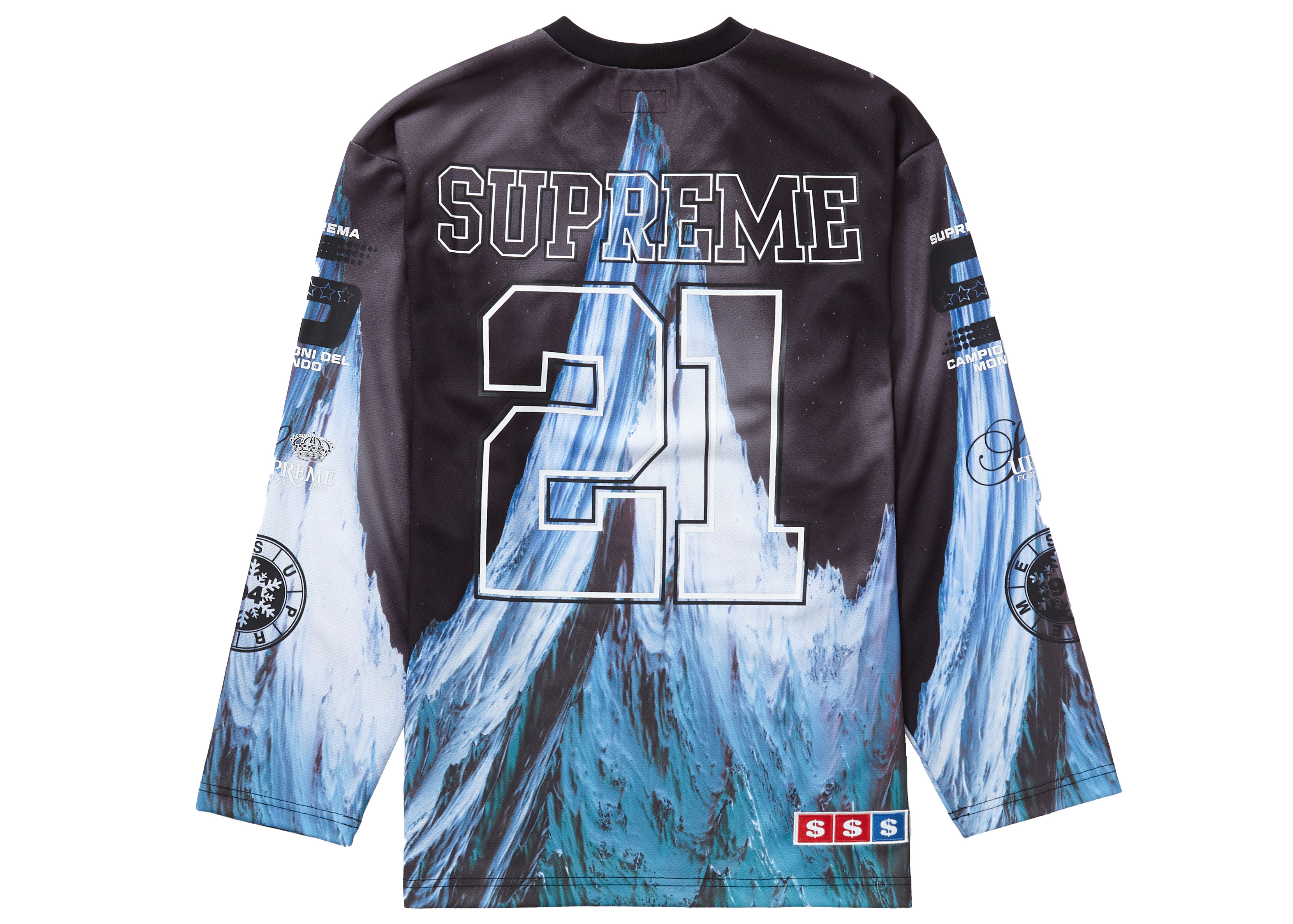 Supreme camo hockey clearance jersey