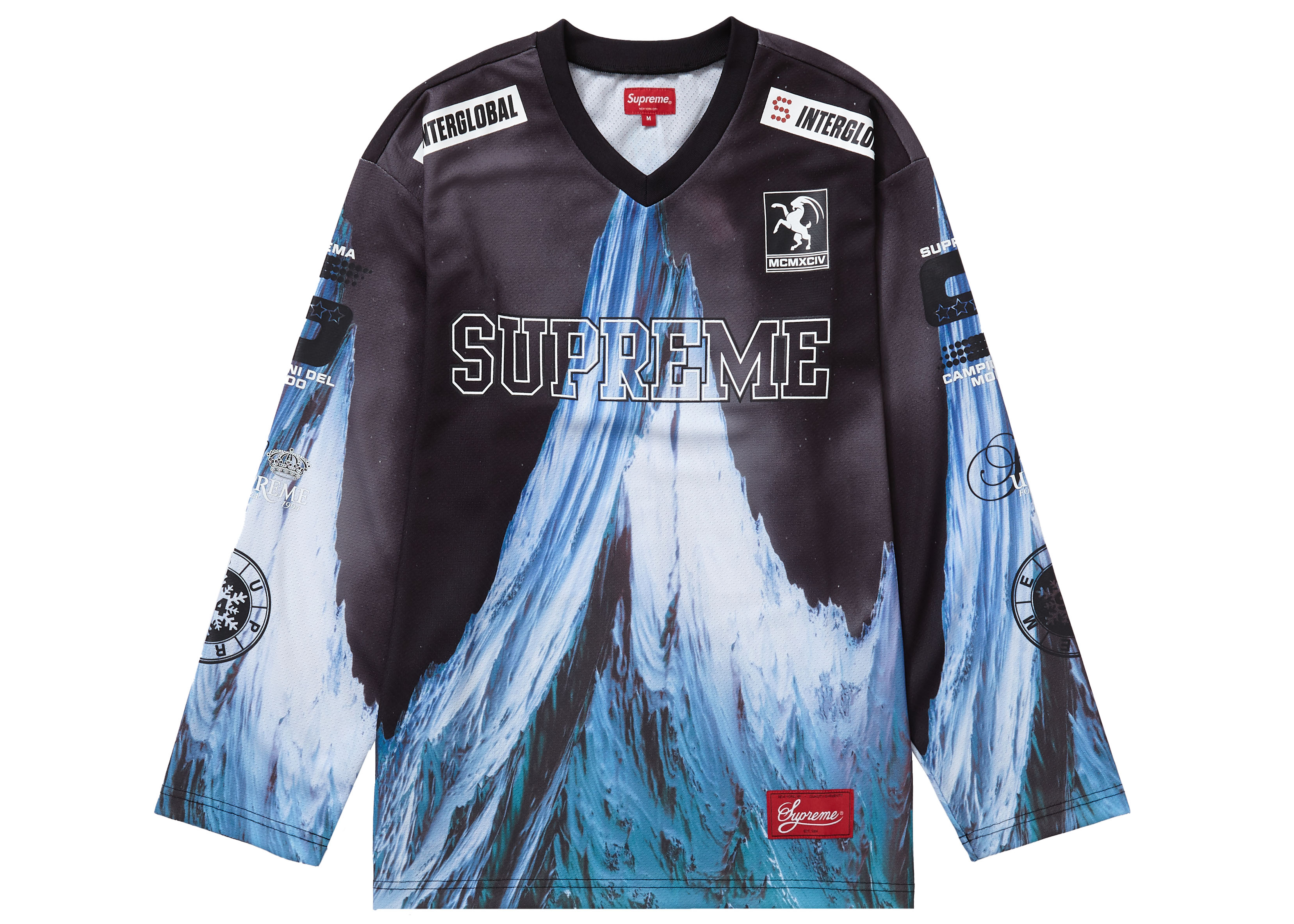 Supreme Mountain Hockey Jersey Black - FW21 男士- TW