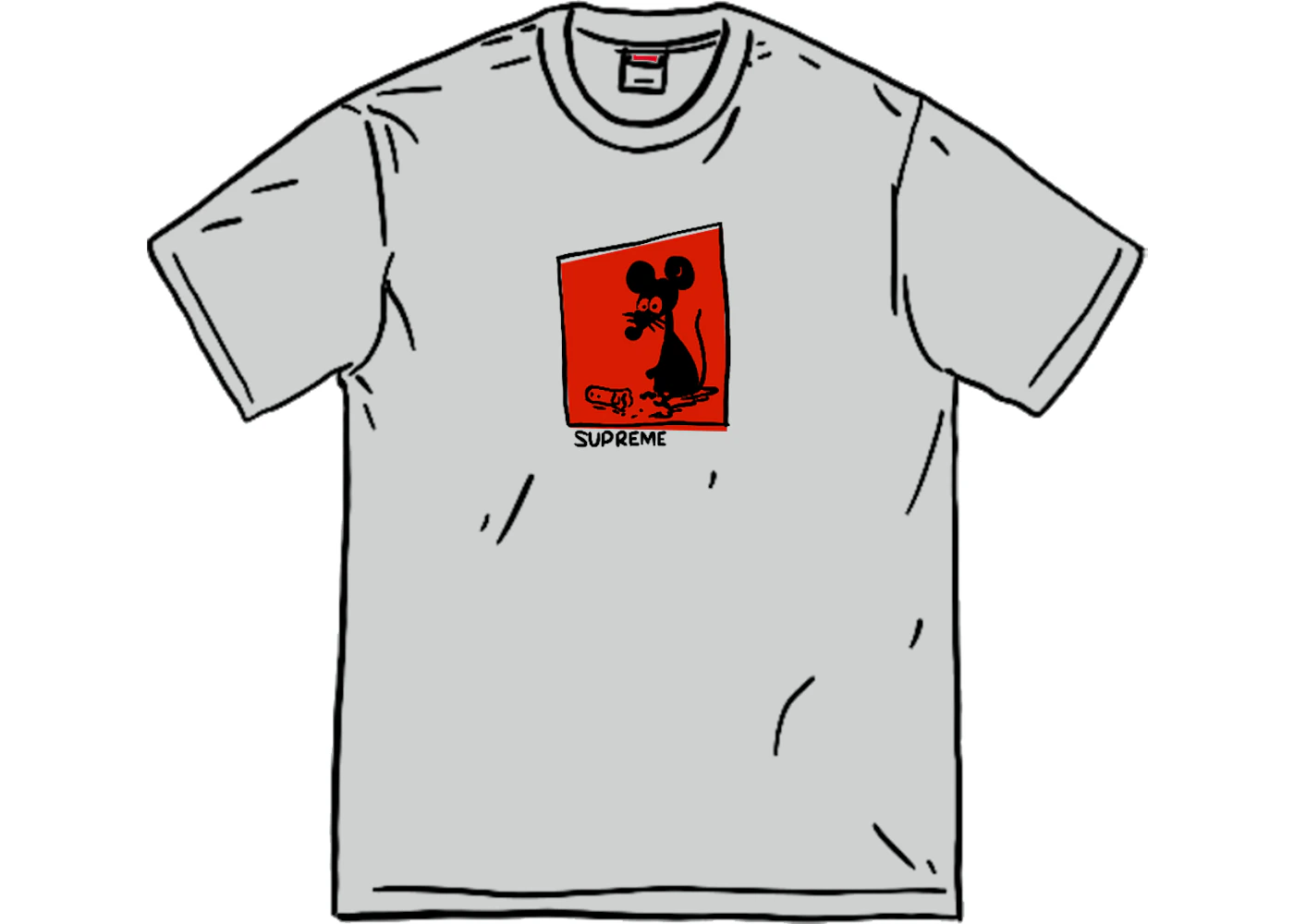 Supreme t online shirt mickey mouse