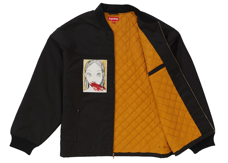 Supreme mug shot store crew jacket