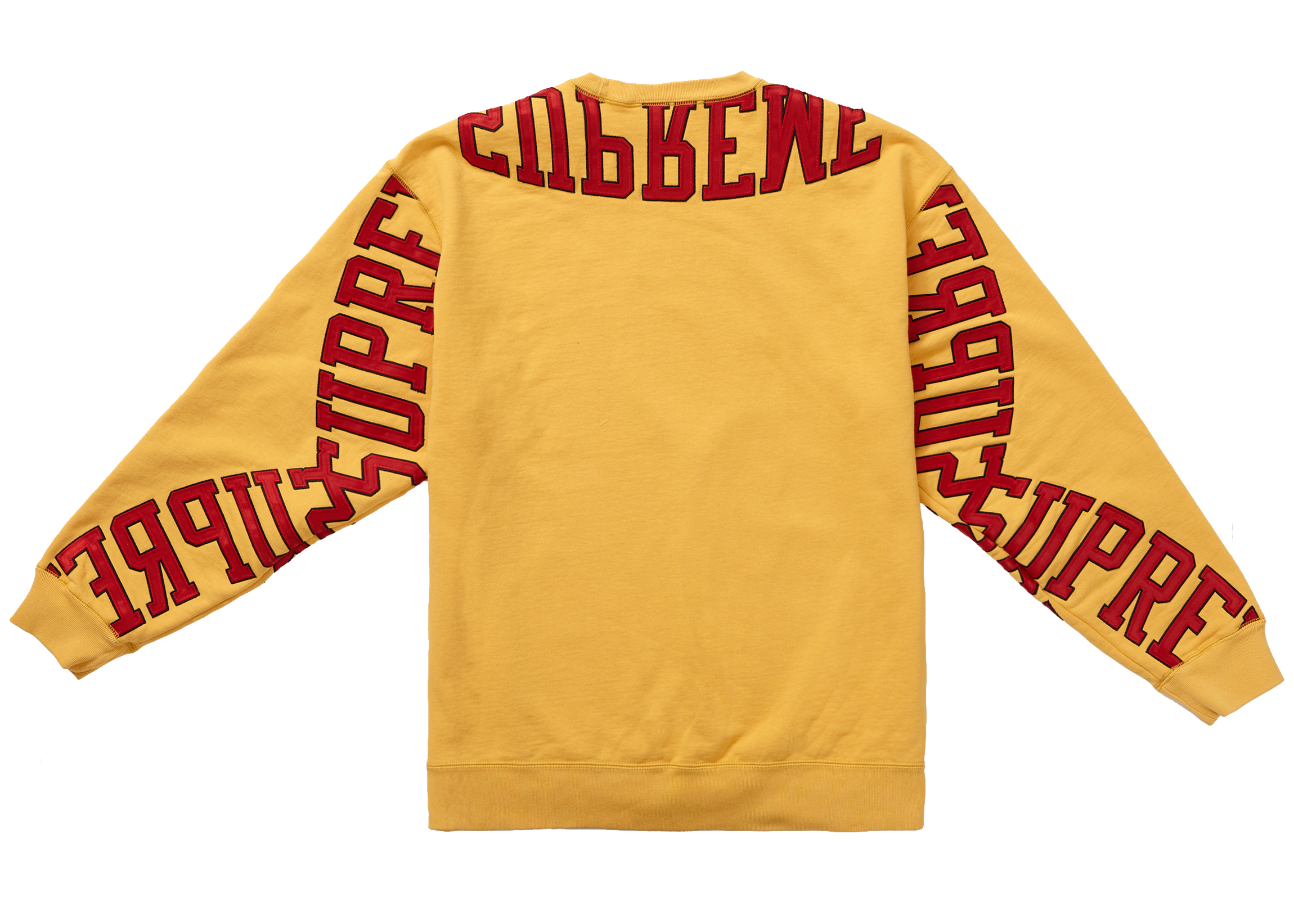 Supreme Multi Arc Crewneck Dusty Gold Men's - SS22 - US