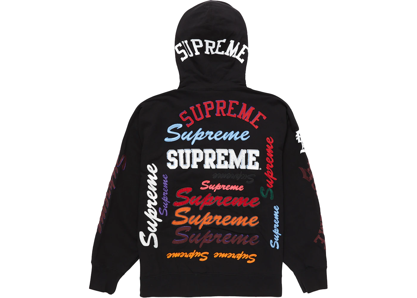 Supreme Brand Order Supreme Clothing Supreme Multi Logo Hooded