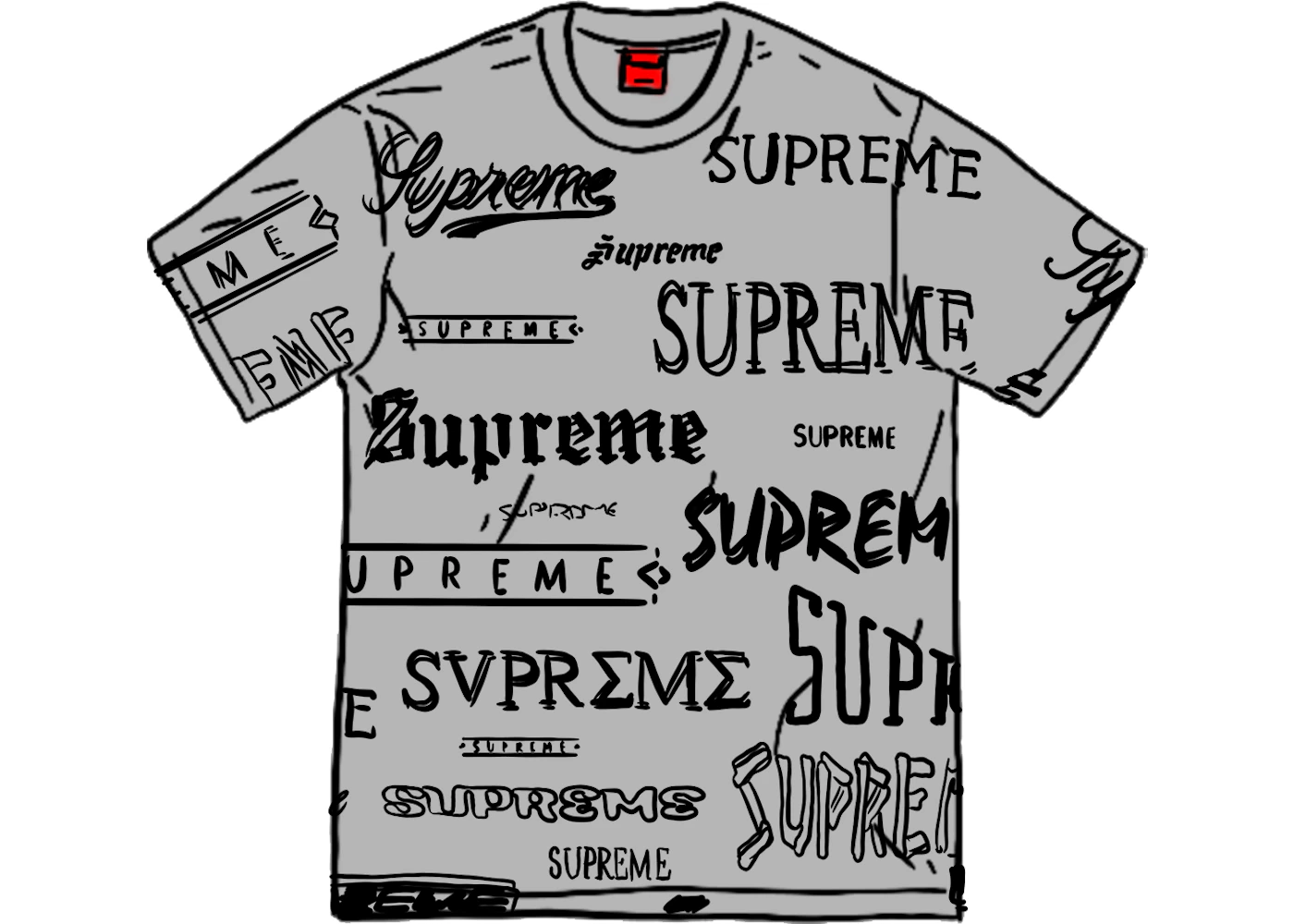 ミュージシャン Supreme Multi Logo Tee \