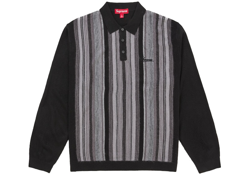 国内正規 Supreme 16AW Cable Stripe Knit Polo 16AW Supreme Cable Stripe Knit L/S Polo - メルカリ