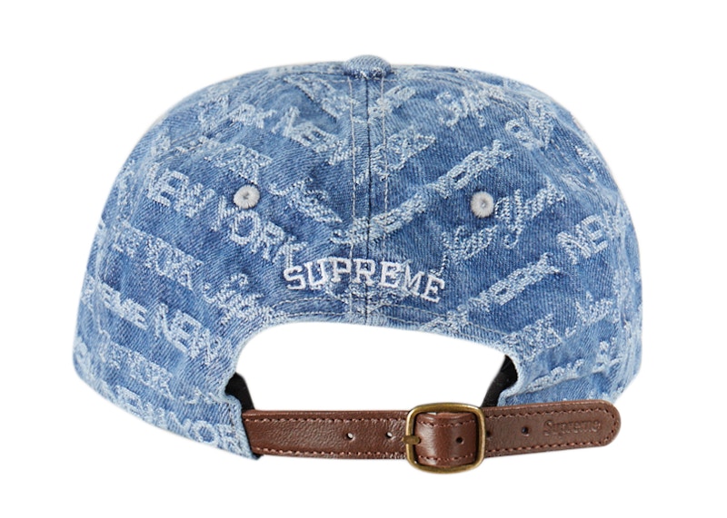 Supreme Multi Type Jacquard Denim 6-Panel Blue - FW22 - TW