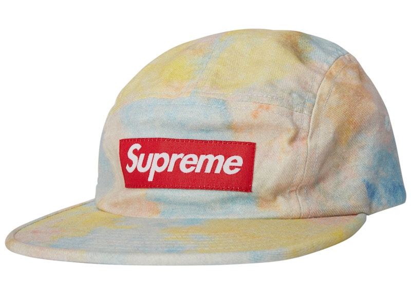 Supreme Tie Dye Ripstop Camp Cap Black