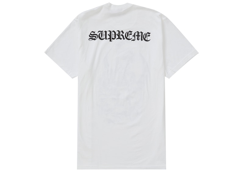 Supreme smoke hot sale tee white