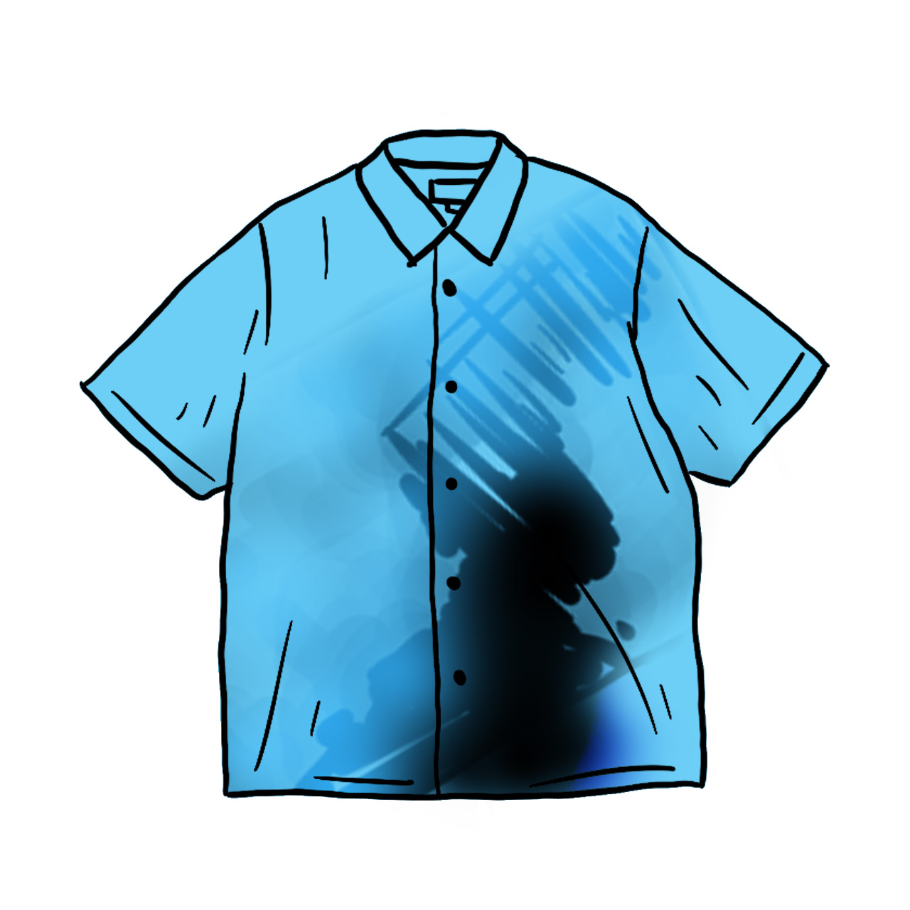 Supreme My Bloody Valentine Rayon S/S Shirt Loveless Blue