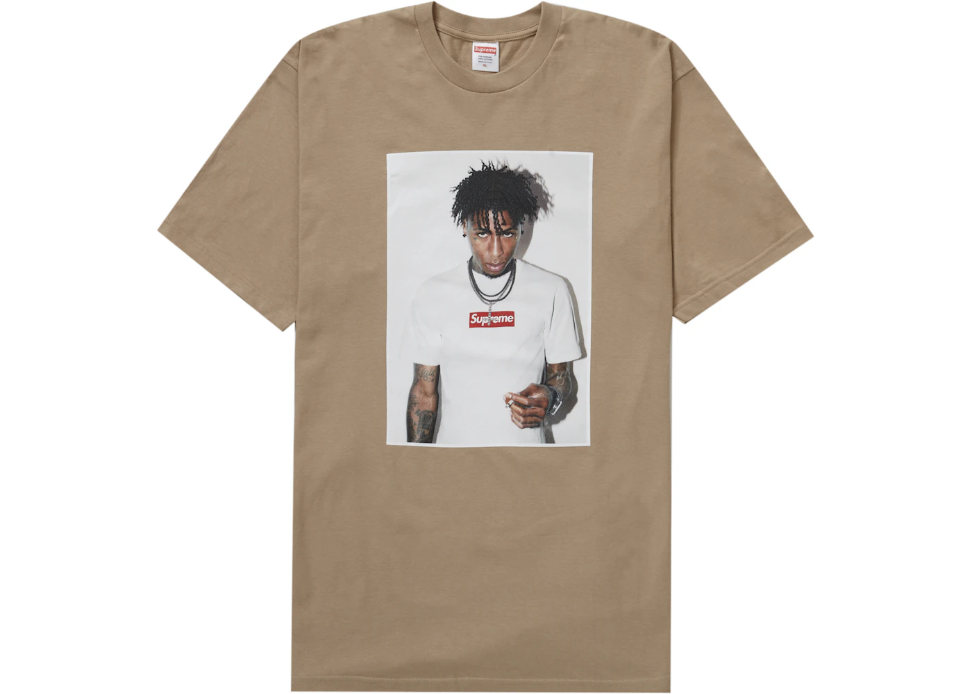 Supreme NBA Youngboy Tee Khaki Men's FW23 US