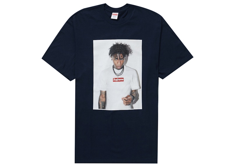 supreme nba young boy tee navy Sメンズ - Tシャツ/カットソー(半袖